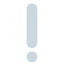 ❕